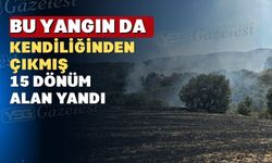 Uşak’ta bu kez de boş arazide yangın çıktı