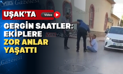 Uşak’ta hem kendini hem sürücüleri tehlikeye attı