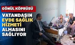 Uşak’ta kurulan ‘Gönül Köprüsü’nden Vali Aktaş’ta geçti