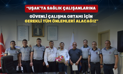 Uşak EAH Başhekimi, “Reflekslerinizle bir felaketin önüne geçtiniz”