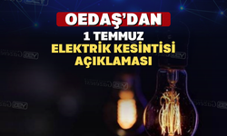 Uşak Oedaş’dan 1 Temmuz Elektrik Kesintisi Açıklaması