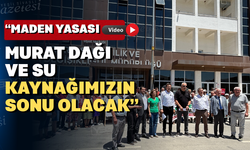 Çevrecilerden Uşak'ta Maden Yasası’na tepki