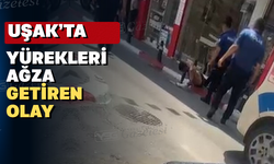 Uşak'ta gündüz vakti bıçaklı saldırı: 2 yaralı