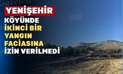 Uşak Yenişehir köyünde yine yangın çıktı