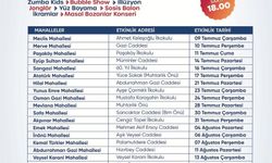 Belediyeden çocuklara büyük yaz eğlencesi