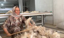 Çöpten topladığı yünlerle yeni bir iş kurdu