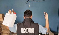 Depoda ele geçirilen 5 ton sahte alkole 1 tutuklama