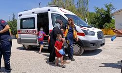 Traktör inşaat alanına uçtu 2’si çocuk 4 kişi yaralandı