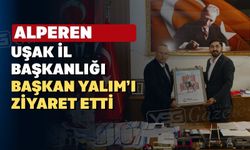 Uşaklı Alperenlerden Başkan Yalım'a ziyaret