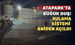 Atapark’ta Gece Sürprizi: Fıskiyeler Vatandaşları Sırılsıklam Etti
