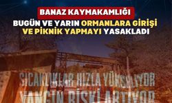 Uşak’ın Banaz ilçesinde piknik yapmak yasaklandı