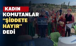 Uşak’ta lavanta Kokulu “Kadına Şiddete Hayır” çalışması
