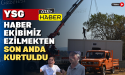 Uşak’ta panik anları kamerada