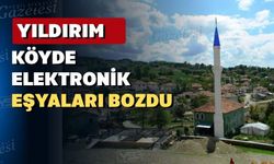 Uşak’ta bir camiye yıldırım çarptı