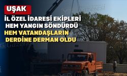 Uşak İl Özel idaresi yaraları sarıyor