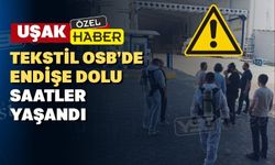 Uşak Tekstil OSB’de kimyasal madde sızıntısı