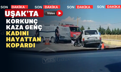 Uşak’ta feci kaza: 1 ölü, 1 ağır yaralı