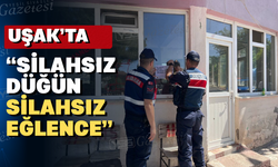 Ekipler Uşak’ta maganda kurşunu gözyaşına dönmesin diye çalışıyor