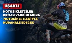 Uşak’ta yangınlara karşı motosikletli destek