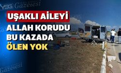 Kazada Uşaklı aile ölümden döndü
