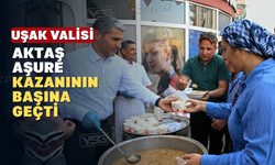 Uşak Valisi Dr. Naci Aktaş’tan aşure ikramı