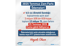 Emekli aylıklarının zam farkı 25 Temmuz’da hesaplara yatacak