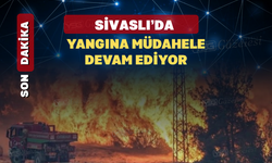 Sivaslı’da Orman Yangını Devam Ediyor