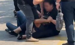 Eski eş, kocasına meydan dayağı attı