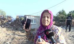 Evi yanan kadının geriye bir kimliği, bir de telefonu kaldı