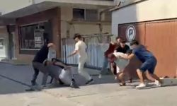 Kavga ettikleri şahsı taşla bayılttılar