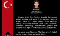 Kazada hayatını kaybeden polis memuru son yolculuğuna uğurlandı
