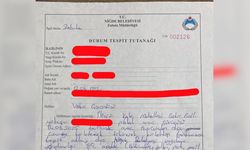 O ilde yere tüküren vatandaşa ceza kesildi