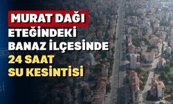 Su sıkıntısı Uşak’ın Banaz ilçesini de sardı
