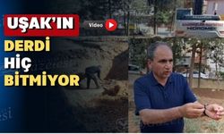 Uşak Elmalıdere ASM'nin boru derdi bitmiyor