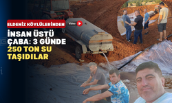 Eldeniz Köylüleri Yangının Acısını Unutmadı ‘Kırmızı Göl’ Projesini Tamamladı