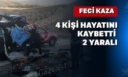 Katliam gibi kaza  4 Kişi Hayatını Kaybetti, 2 yaralı