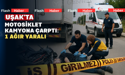 Uşak’ta yine bir motor kazası can yaktı