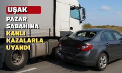 Uşak’ta ikinci kaza: 1’i ağır 4 yaralı