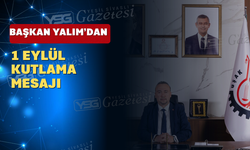 Başkan Yalım’dan 1 Eylül Kutlama Mesajı