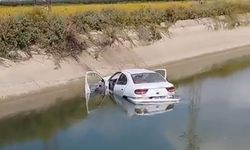 Otomobil sulama kanalına devrildi: 1 ölü, 2 yaralı