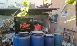 Sahte içki operasyonu: 2 bin 450 litre alkol ele geçirildi