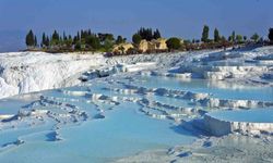 UNESCO Dünya Kültür Mirası Listesinde yer alan Pamukkale tehlikeyle karşı karşıya