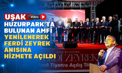 Uşak'ta Yenilenen Amfi Özgür Özel'in Katılımıyla Açıldı