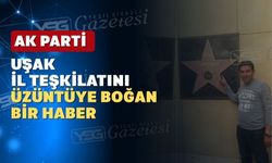 AK Parti Uşak İl Teşkilatında Yas Var