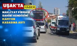 Uşak’ta ilginç ölüm; kamyon kasasına asılı bir kişi bulundu