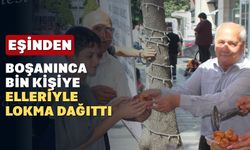 Uşaklı taksici 7 yıl sonra boşanınca lokma dağıttı