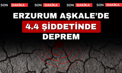 Erzurum’da 4.4 büyüklüğünde deprem