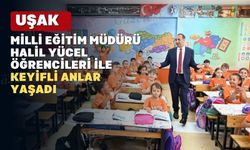 Uşak Millî Eğitim Müdürü Halil Yücel’den Yaşar Akar İlkokuluna Ziyaret