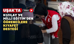 Uşak'ta 150 Çocuğun Üniforması Kızılay'dan