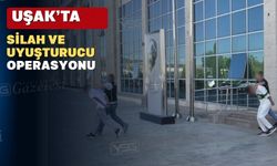 Uşak’ta silah ve yasaklı madde operasyonları